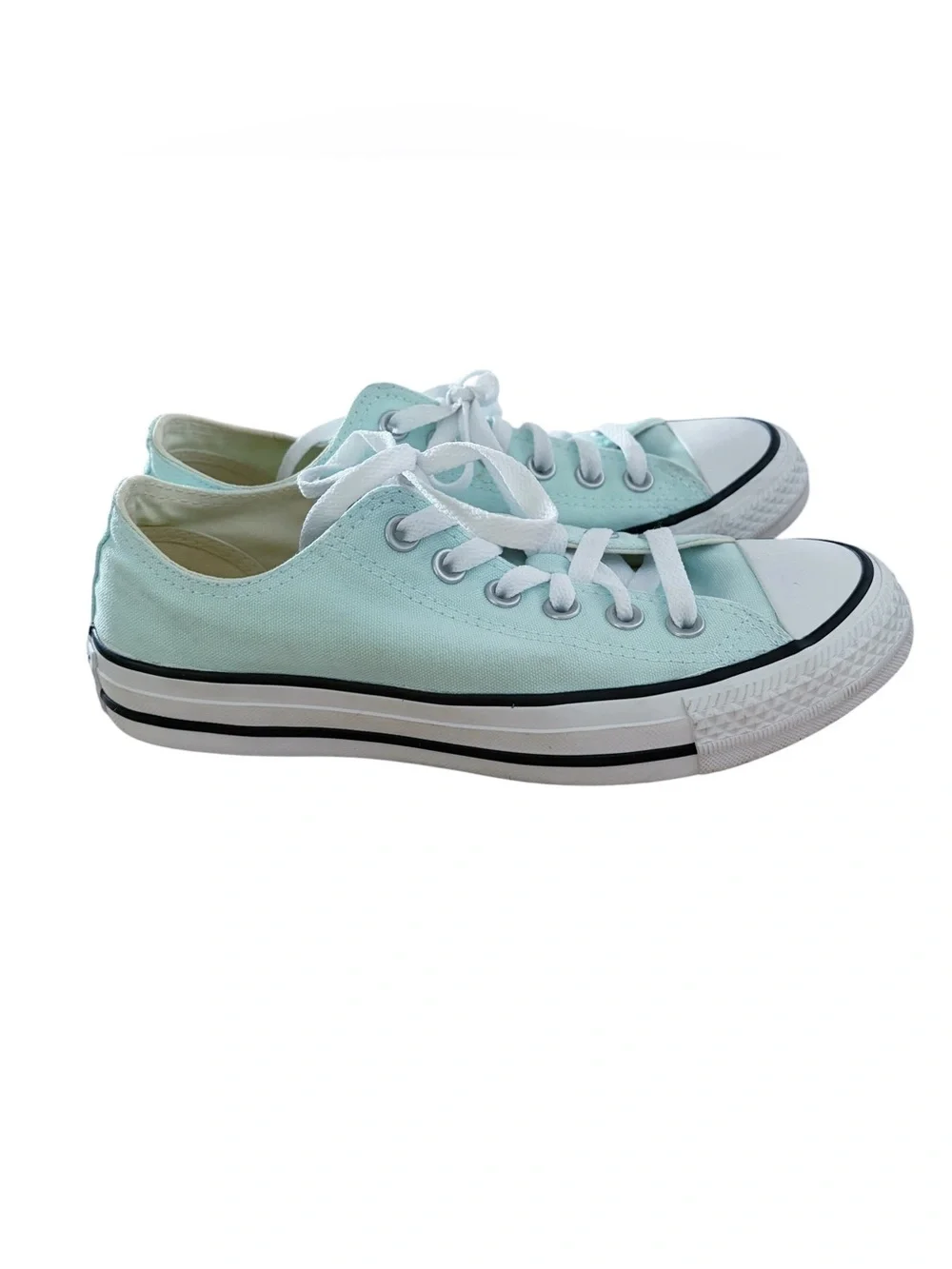 CONVERSE Chuck Taylor All Star Lift Low Sneakers Teal White Sz 7 women’s